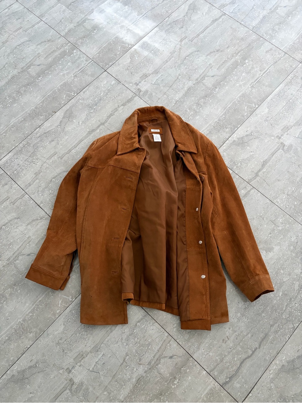 Cherokee Brown Suede Leather Jacket